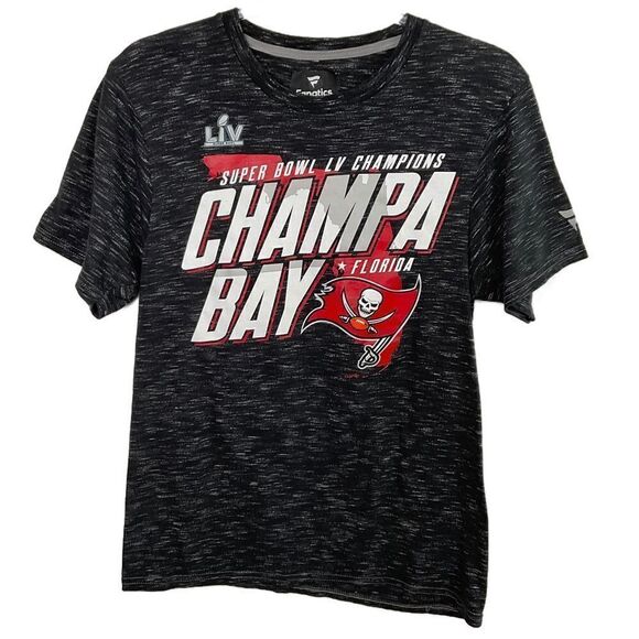 Fanatics Tampa Bay Super Bowl LV 55 Champs T-Shirt Small - Picture 1 of 5